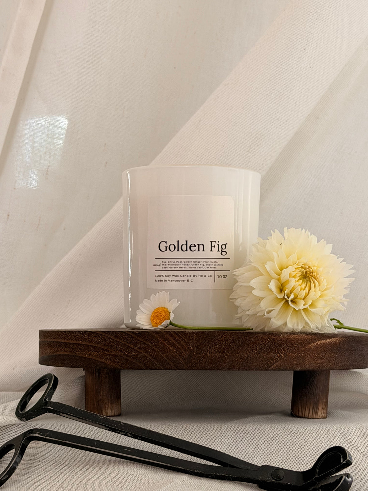 Golden Fig Soy Wax Candle 10oz