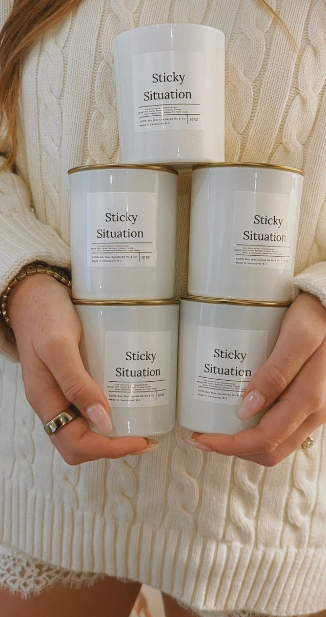 Sticky Dates Soy Wax Candle 10oz