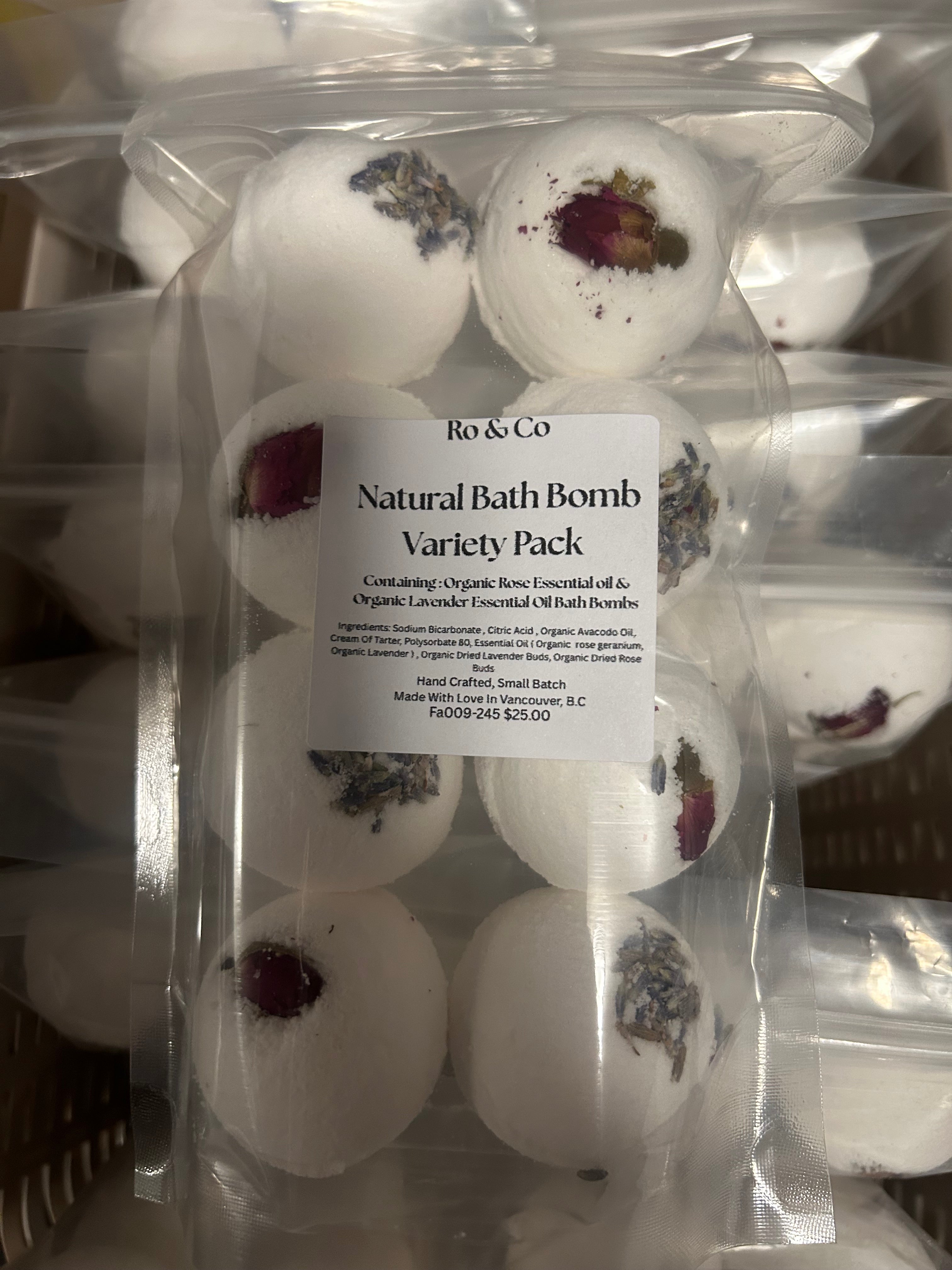 Lavender & Rose Variety Pack Bath Bombs