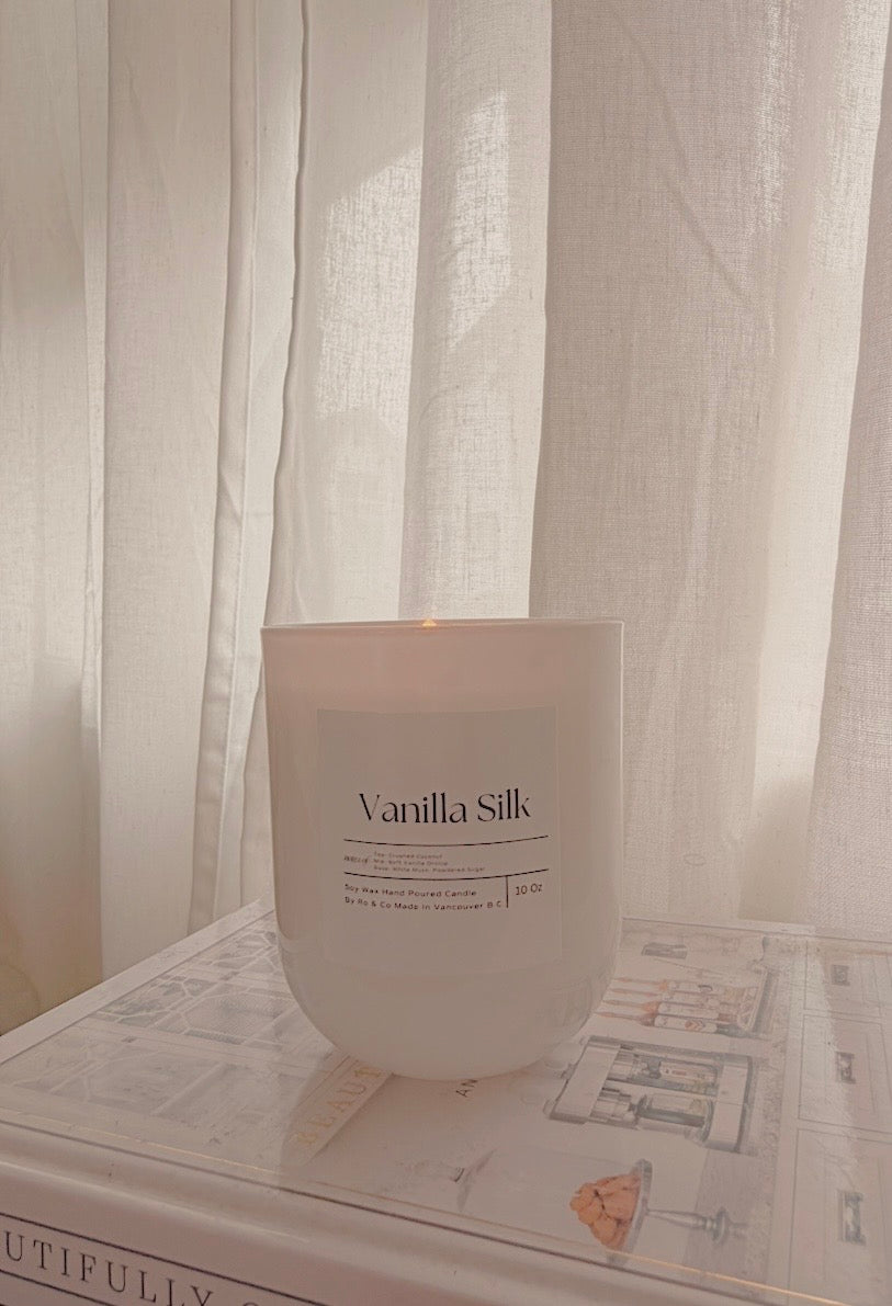 Vanilla Silk Soy wax candle