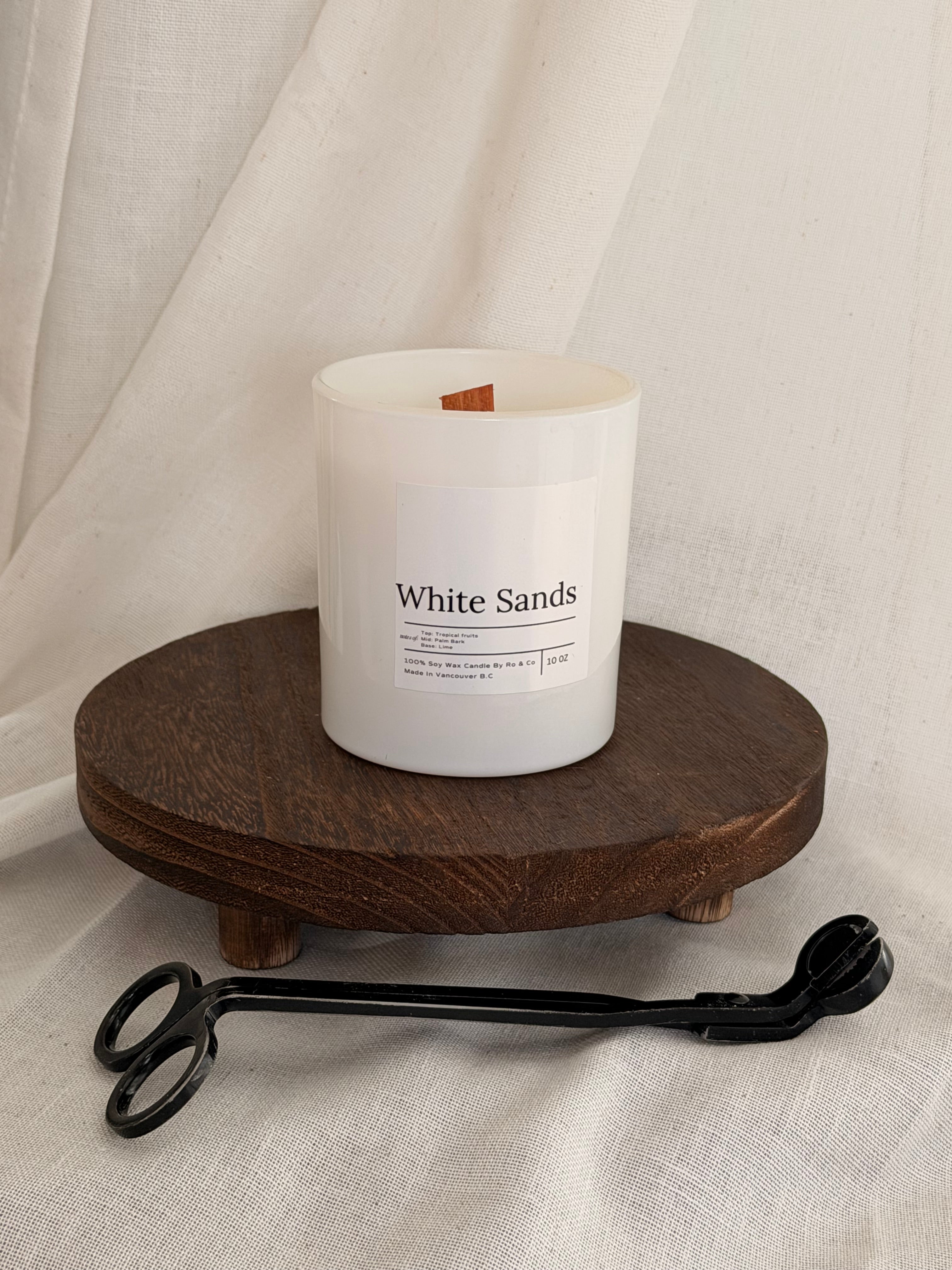 White Sands Soy Wax Candle 10oz