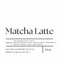Matcha Latte Soy Wax Candle