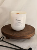 Orange & Clove soy wax candle