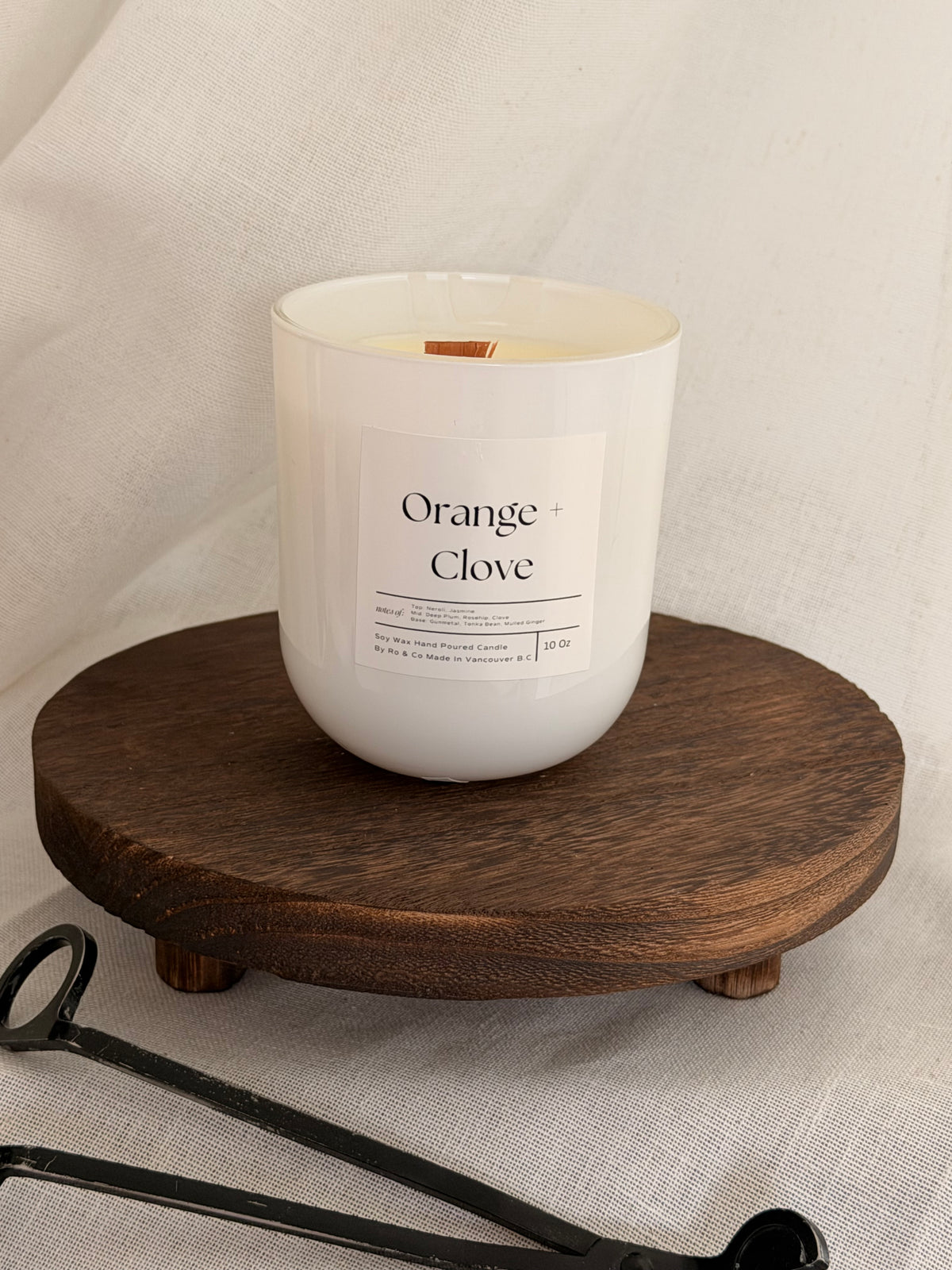 Orange & Clove soy wax candle