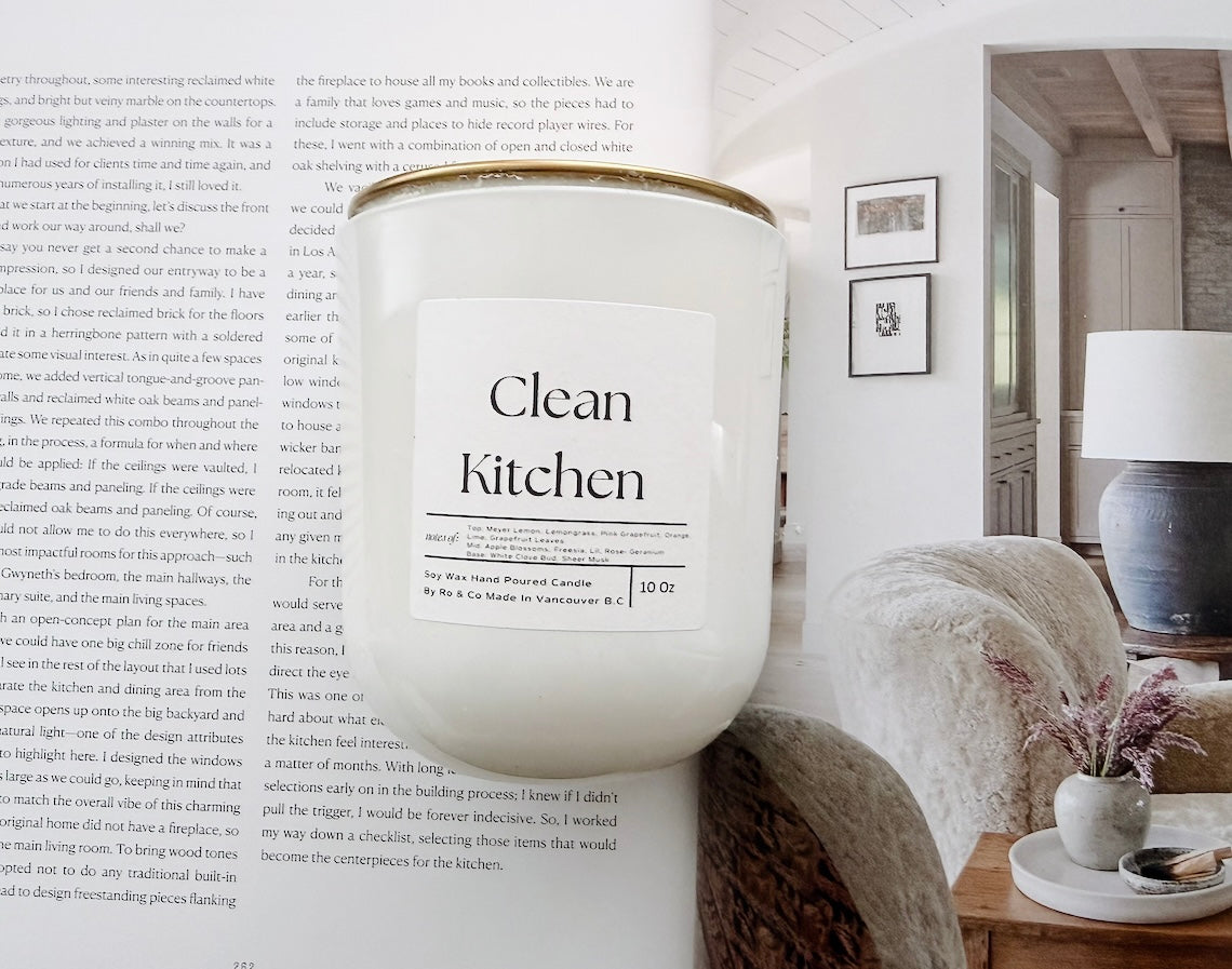 Clean Kitchen Soy Wax Candle
